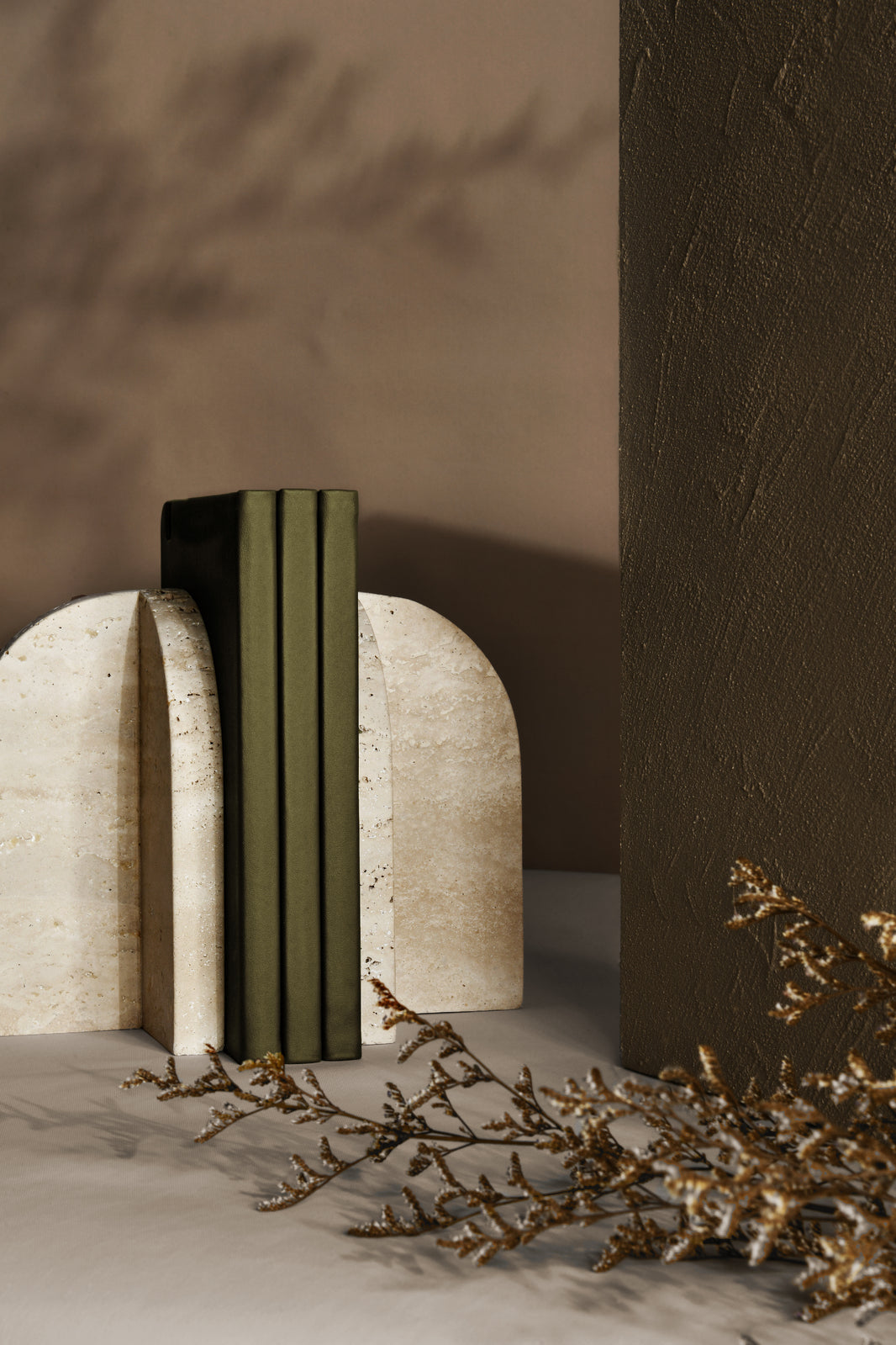 Bookend // Travertine